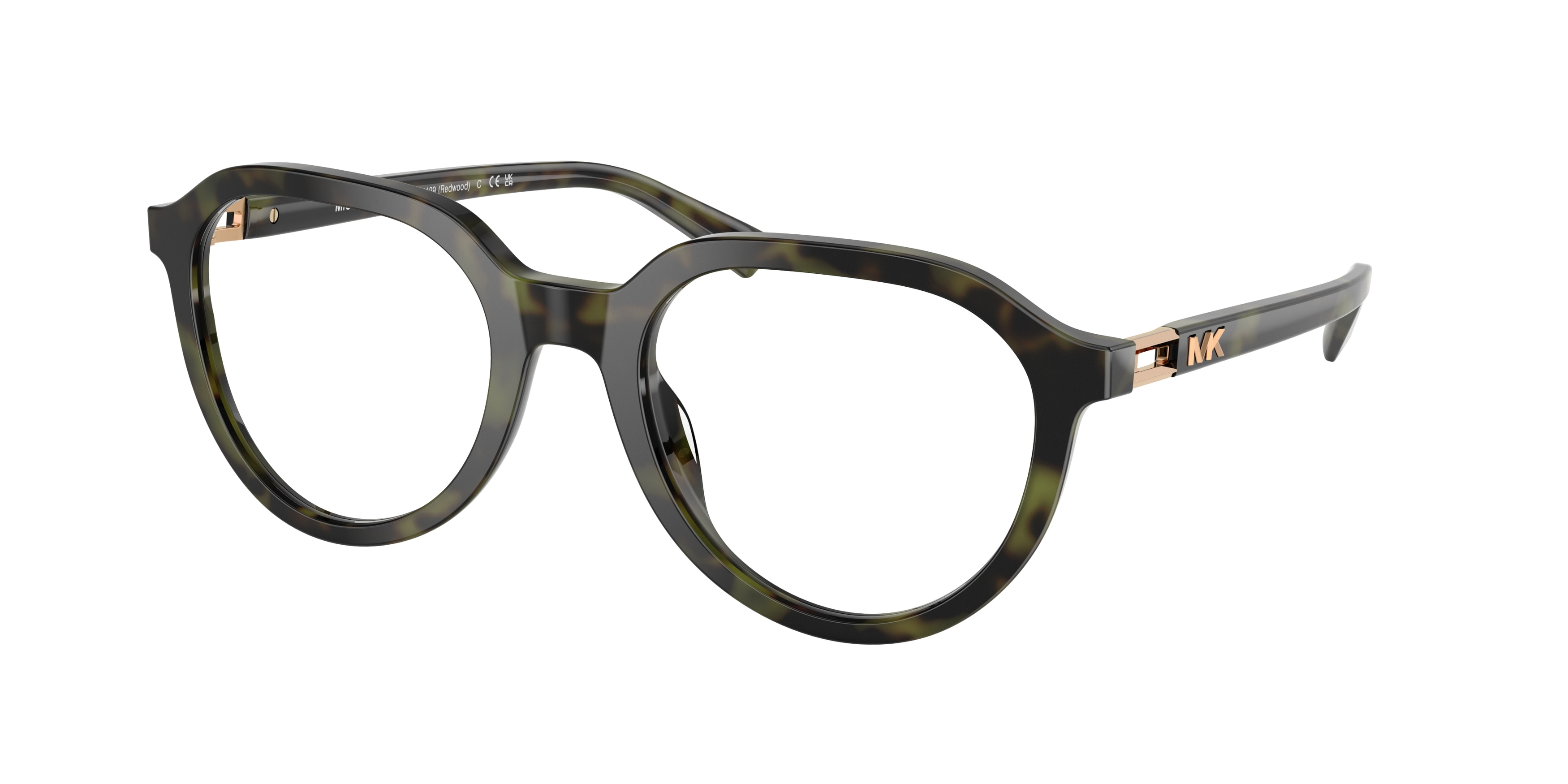 Michael Kors Herren MK4129 Redwood 3943 Optische Fassungen Acetat GrüN Transparent Rund Normal-image